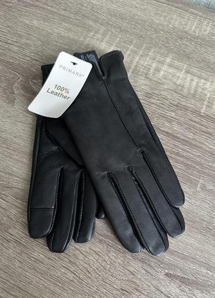 Кожаные перчатки primark