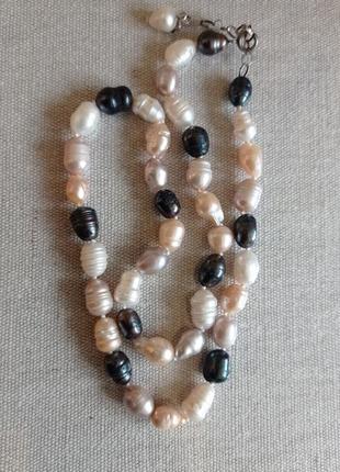 Намисто. перли, срібло.