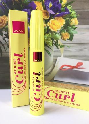 Туш для вій «магічний вигин», avon / ейвон туш для вій