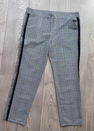 Шикарні жіночі штани брюки в клітинку