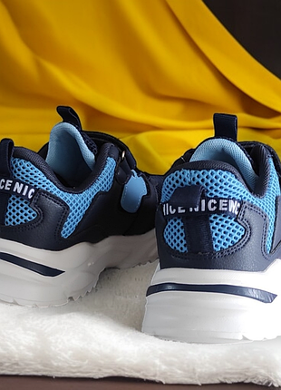 Сині кросівки сітка для дівчинки-літні