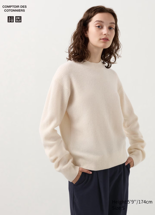 Джемпер свитер из овечьей шерсти uniqlo and comptoir des cotonniers