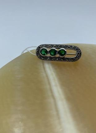 Серебряная брошь 925 проба