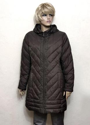 Bonmarche удлененная стеганная  куртка оверсайз /11681/