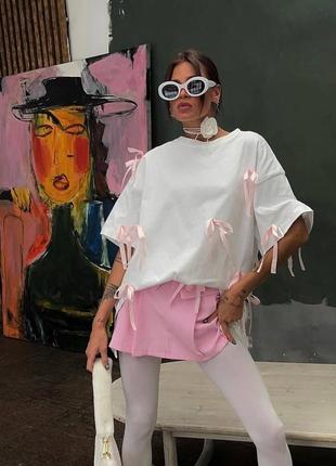 Футболка с лентами