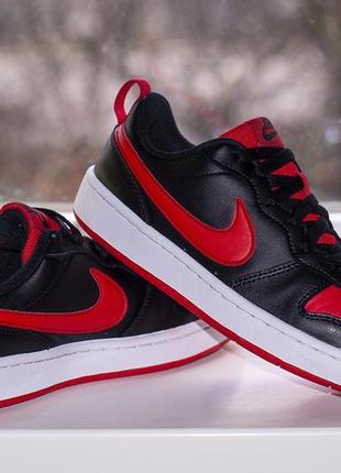 Кросівки nike court borough low 2 gs red&black 36 р. оригінал