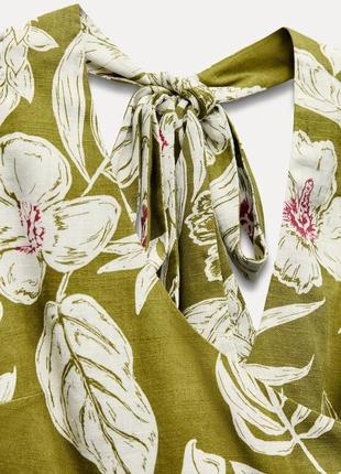 Платье из смесовой льняной ткани zara7 фото