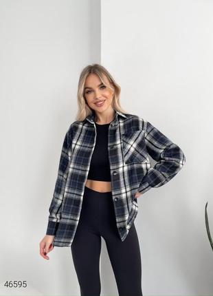 17 цветов женская байковая рубашка в клетку