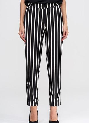 Брюки летние легкие на резинке в полоску новые 🥰❣️