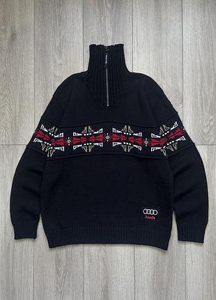 Винтажный свитер reusch audi made in germany