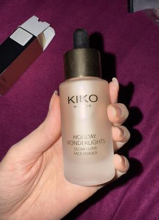 Kiko milano glow elixir face primer - праймер хайлайтер (база під макіяж)