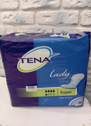 Гигиенические прокладки tena super 30 штук