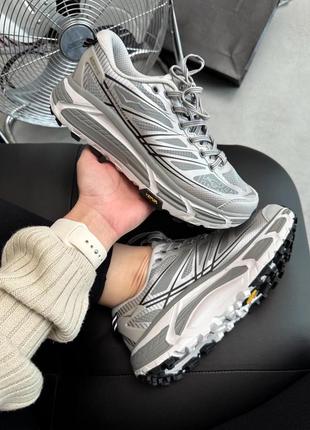 Мужские и женские кроссовки hoka one one u mafate speed 2 grey