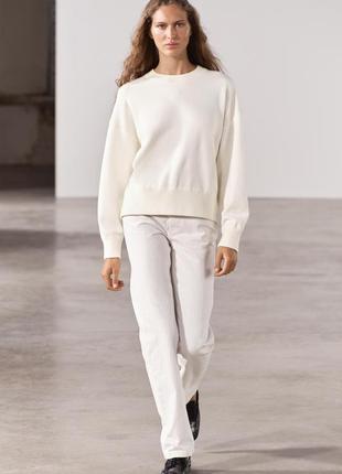 Джинси білі zara