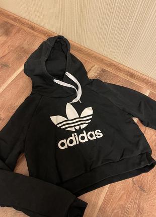 Укороченное худи adidas