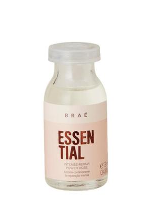 Brae essential intense repair power dose – ампула для інтенсивного відновлення сухого та пошкодженого волосся