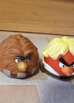 Маленькі гумові іграшки пташки angry birds з пискавками