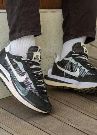 Кроссовки nike vaporwaffle sacai black\white