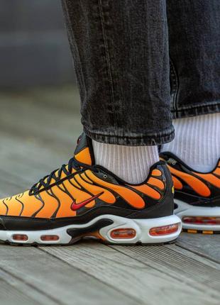 Кроссовки nike air max tn+ black\orange
