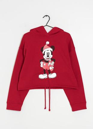 Худи кофта с капюшоном оверсайз zara trafaluc disney mickey mouse