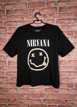 Футболка женская nirvana с ромашками с цветами