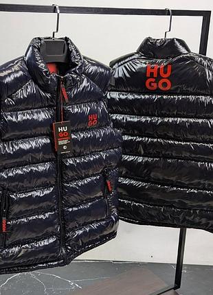 Жилетка hugo boss чорна / синя