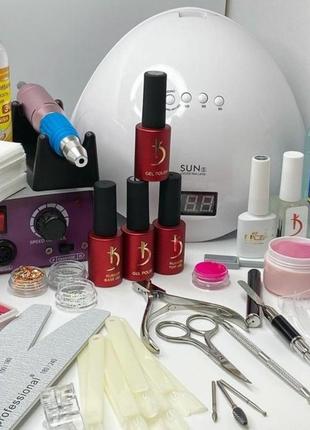 Стартовый набор для маникюра и гель лака