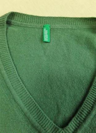 Комфортный мягкий шерстяной свитер  от benetton6 фото