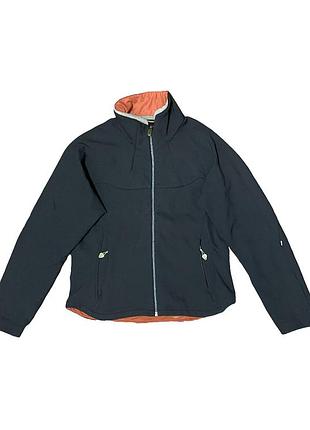 Жіноча чорна спортивна куртка у розмірі m / фірми salomon / advanced skin cordura wb-400 softshell