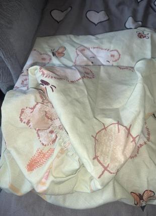 Детская постель с бортиками