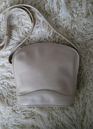 Кожаная сумка pourchet франция