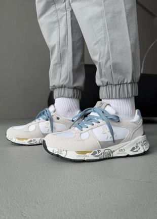 Premiata uomo mase graywhite