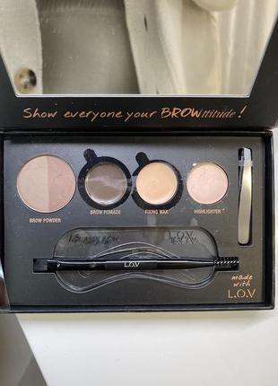 Палетка для бровей l.o.v. browttitude professional no. 510