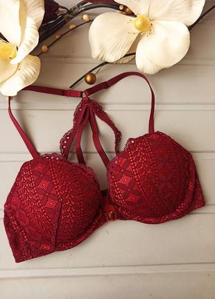 Шикарный бюстгальтер с пуш-ап и передней застежкой 70в