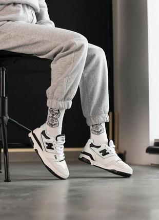 Кроссовки new balance 550 sea salt black