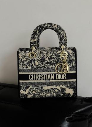 Жіноча сумка christian dior lady (premium) + пильовик