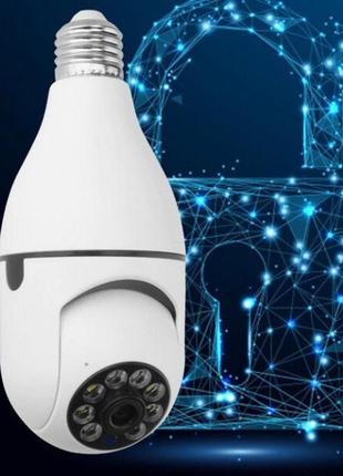Камера видеонаблюдения лампочка cam l1 e27 wifi ip 360/90 поворотная