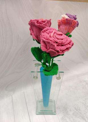 Цветок роза хендмейд