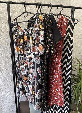 Платье с принтом