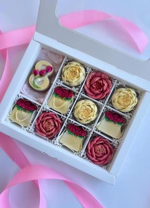 Шоколадний набір ручна робота оригінальний подарунок 8 березня