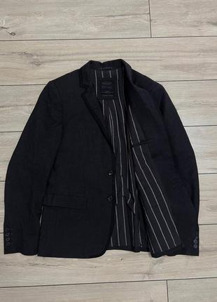 Мужской шерстяной пиджак жакет блейзер allsaints m-l