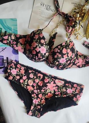 H&m 34b 75b s 36 купальник с большим двойным пуш ап