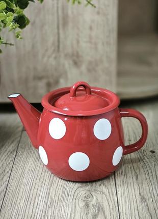 Чайник заварник эмалированный 1л