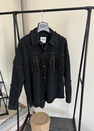 Джинсова куртка zara