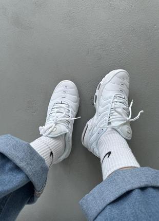 Унисекс кроссовки nike air max tn plus white/grey5 фото