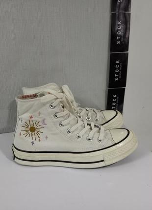 Кеди Converse Chuck Taylor All Star Sloane Glam Leather Low Topgh beige originally