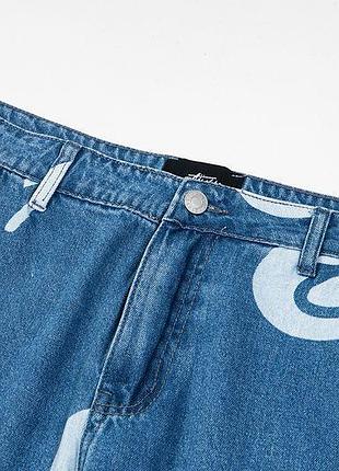 Stussy stock 8 ball carpenter jeans black denim стуху штаны синего
