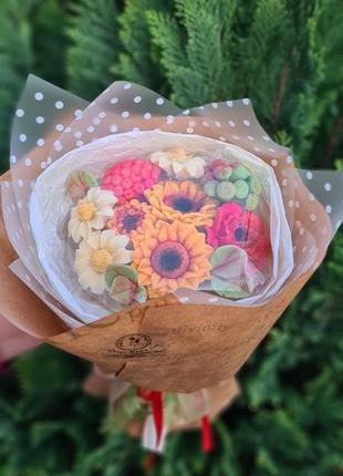Шоколадний букет ручної роботи з бельгійського шоколаду преміум якості