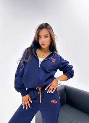 Женский люксовый спортивный костюм мiu мiu