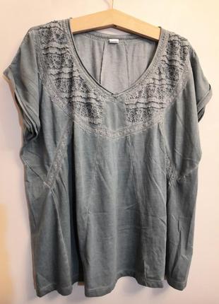 Футболка комбинированная